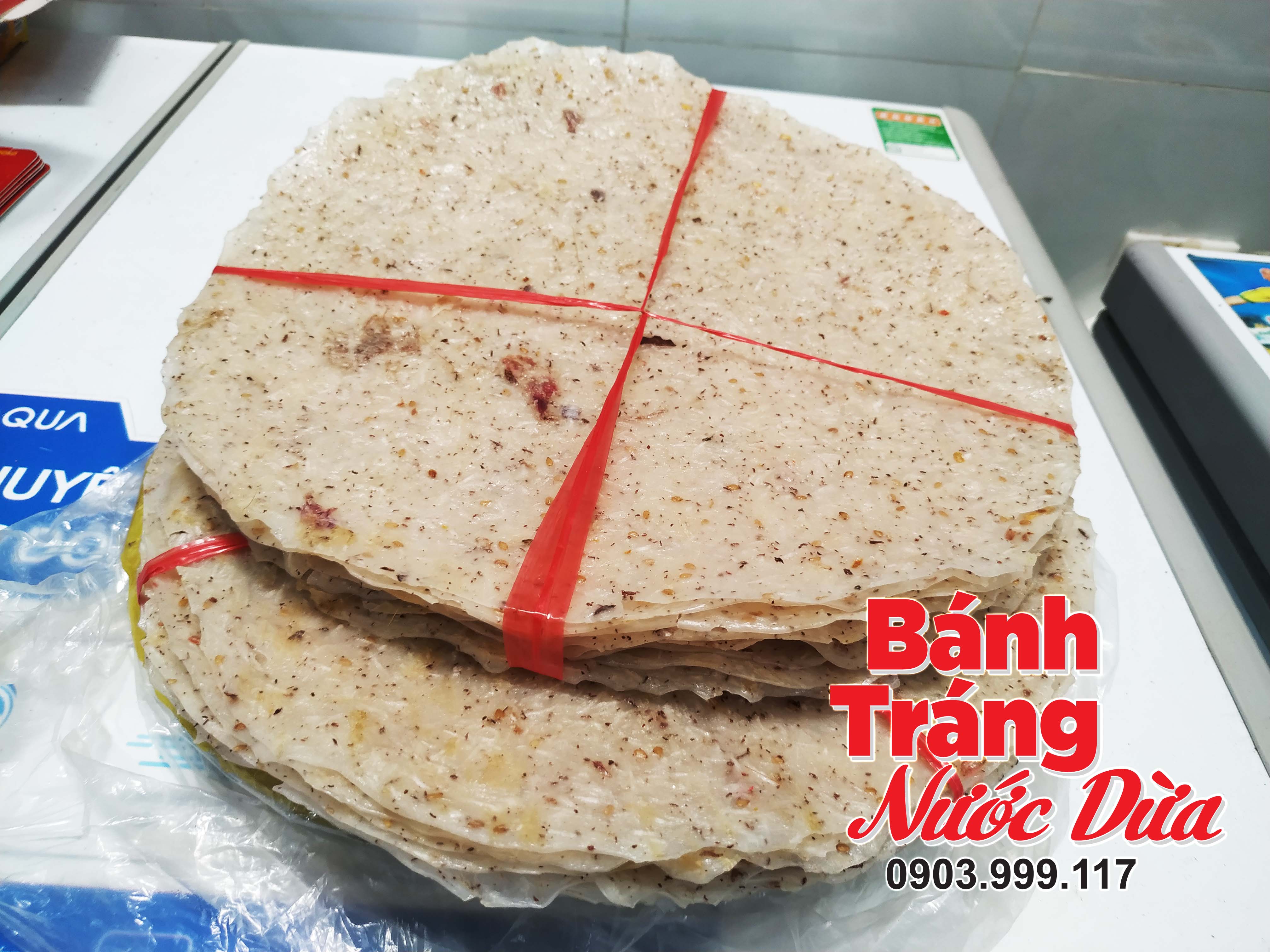 Bánh tráng nước cốt dừa Bình Định ngon